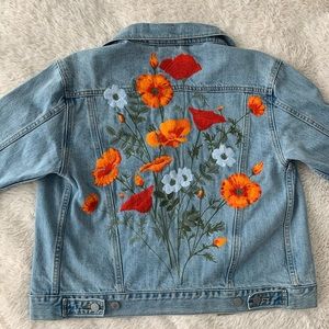 levi’s embroidered denim jacket